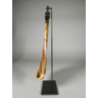 Medicijncontainer gemaakt van schouderblad van een paard